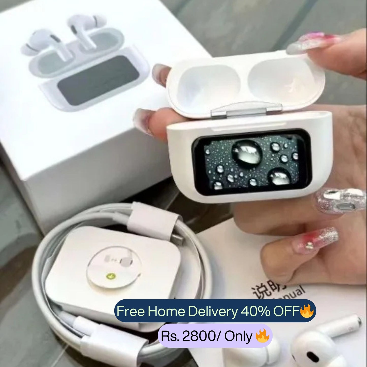 A9 Airpods Pro Soundbeat with Digital Display