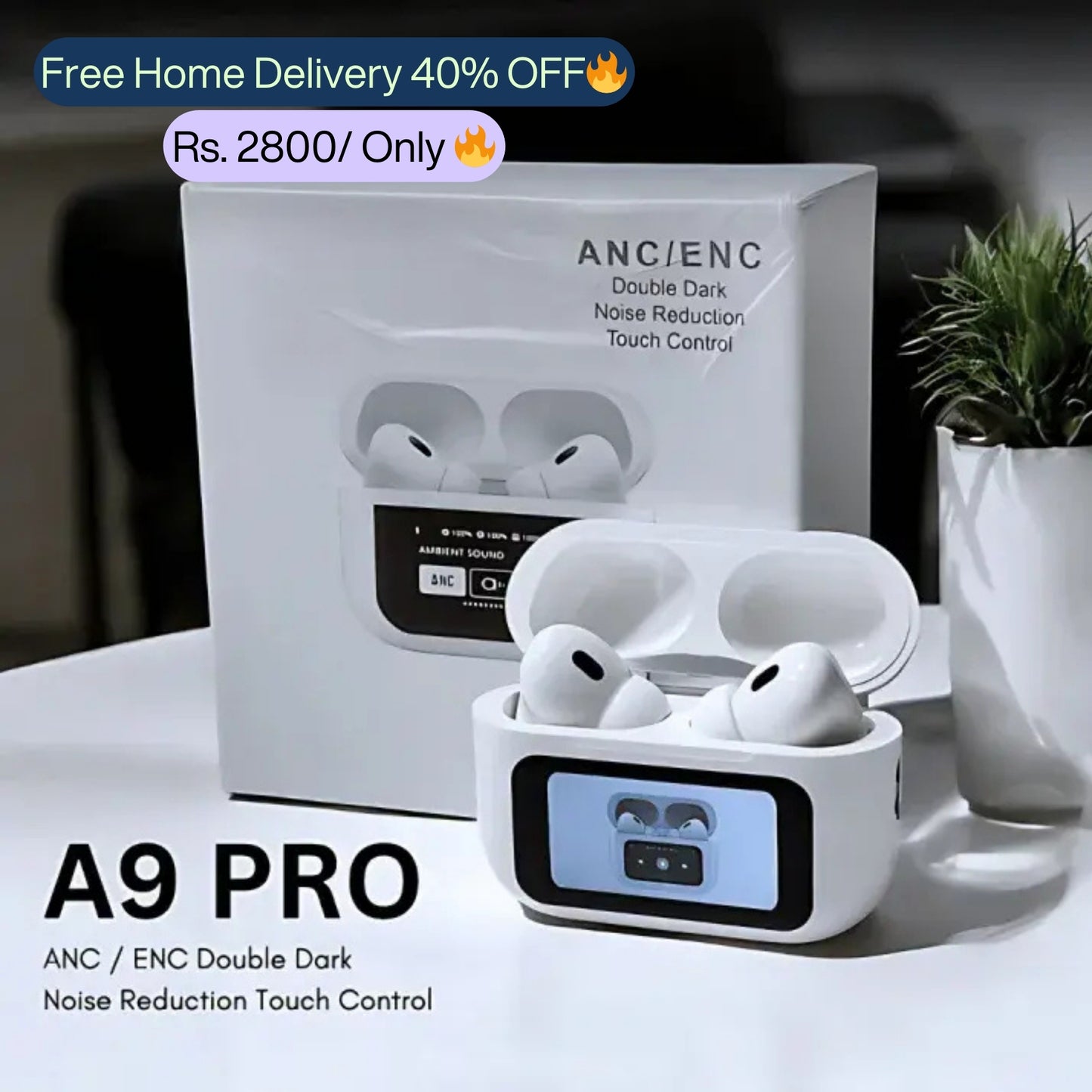 A9 Airpods Pro Soundbeat with Digital Display