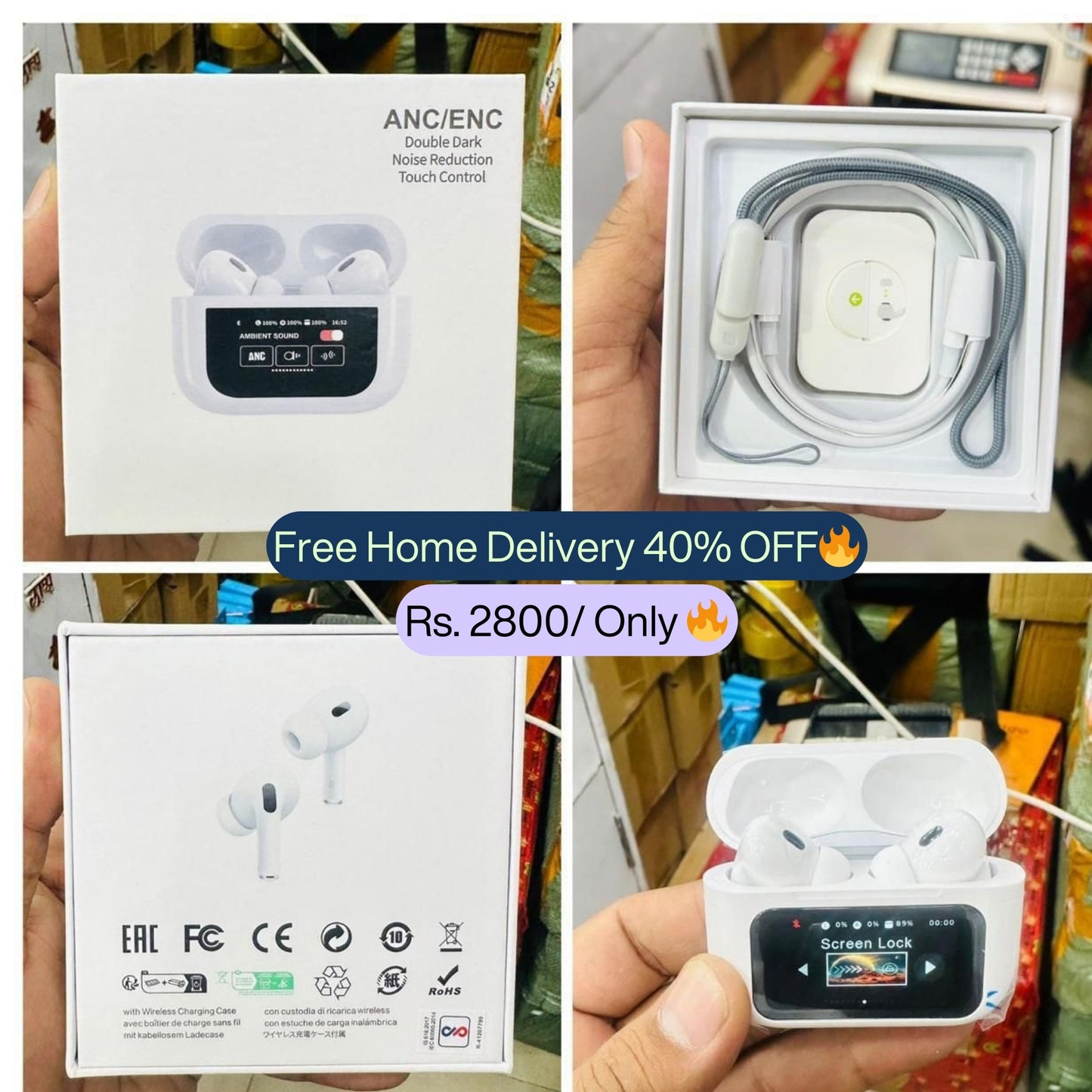 A9 Airpods Pro Soundbeat with Digital Display