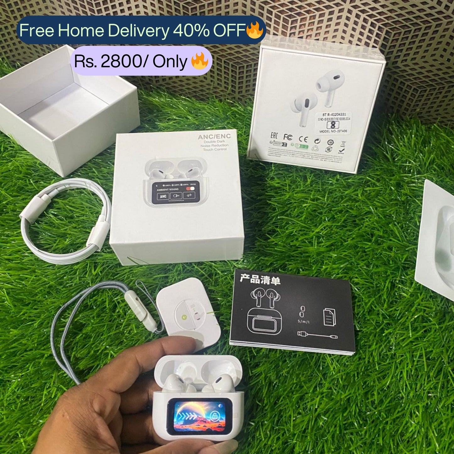 A9 Airpods Pro Soundbeat with Digital Display