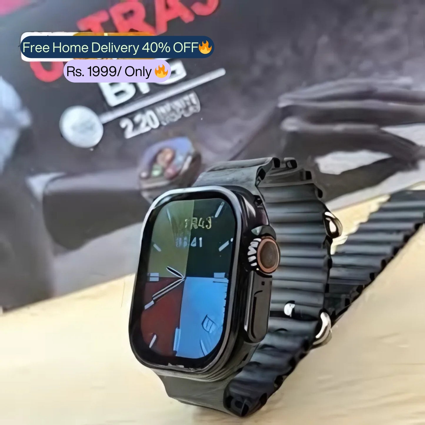 Ultra 3 Infinity Smart Watch T10 2025 Big Display 2.21"